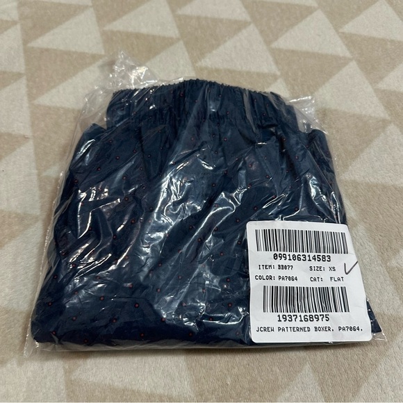 J crew patterned boxers dot print navy - Picture 2 of 2